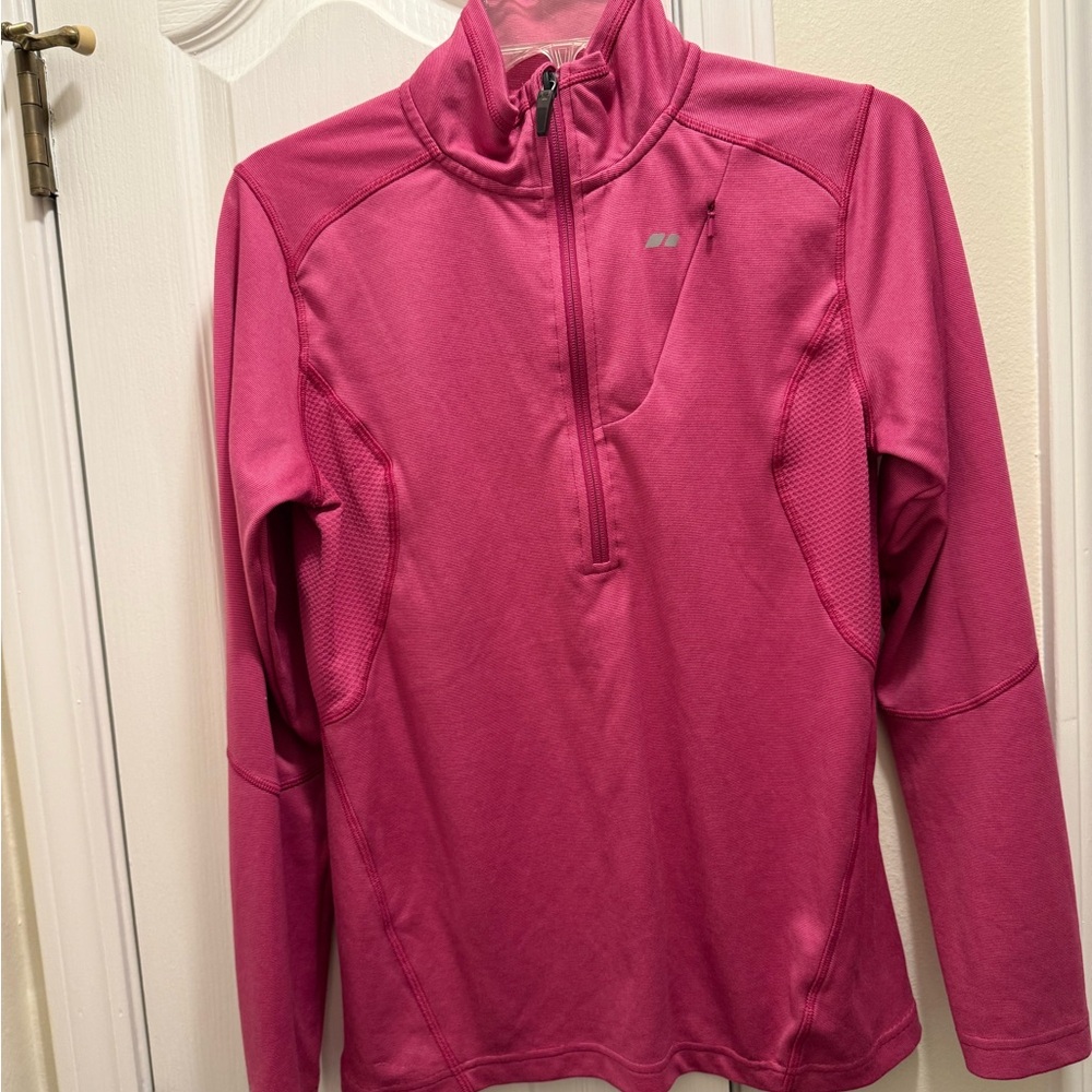 Koppen Women's Pink Quarter-Zip Sweatshirt
